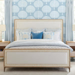 Jonathan Charles Water Tideline King Upholstered Bed