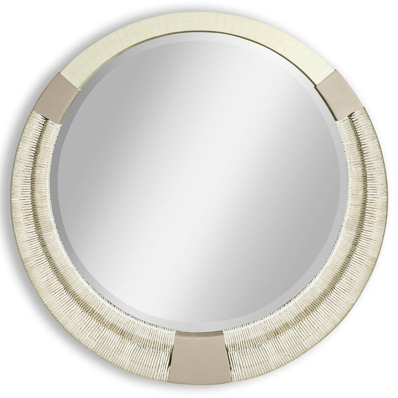 Jonathan Charles Water Gyre Round Multimedia Mirror