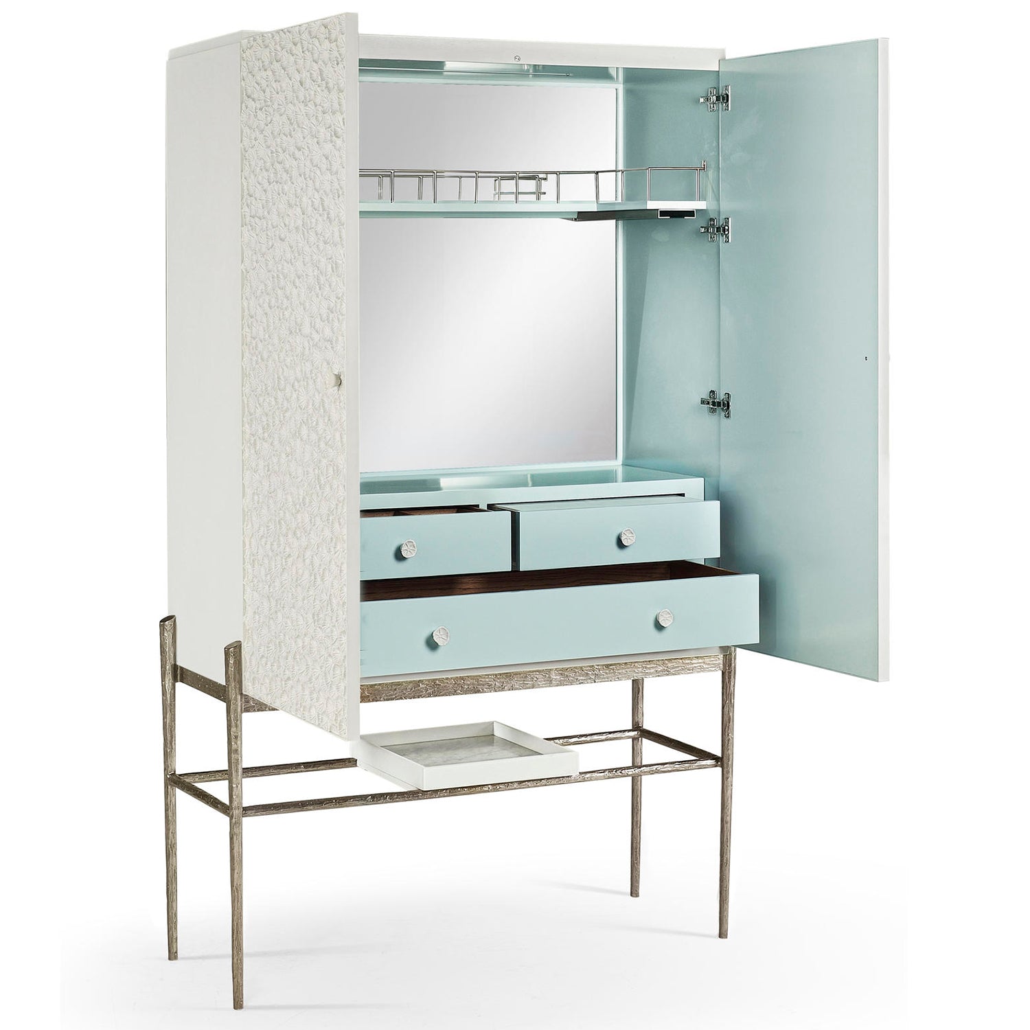 Jonathan Charles Water Pelagic Cast Metal Bar