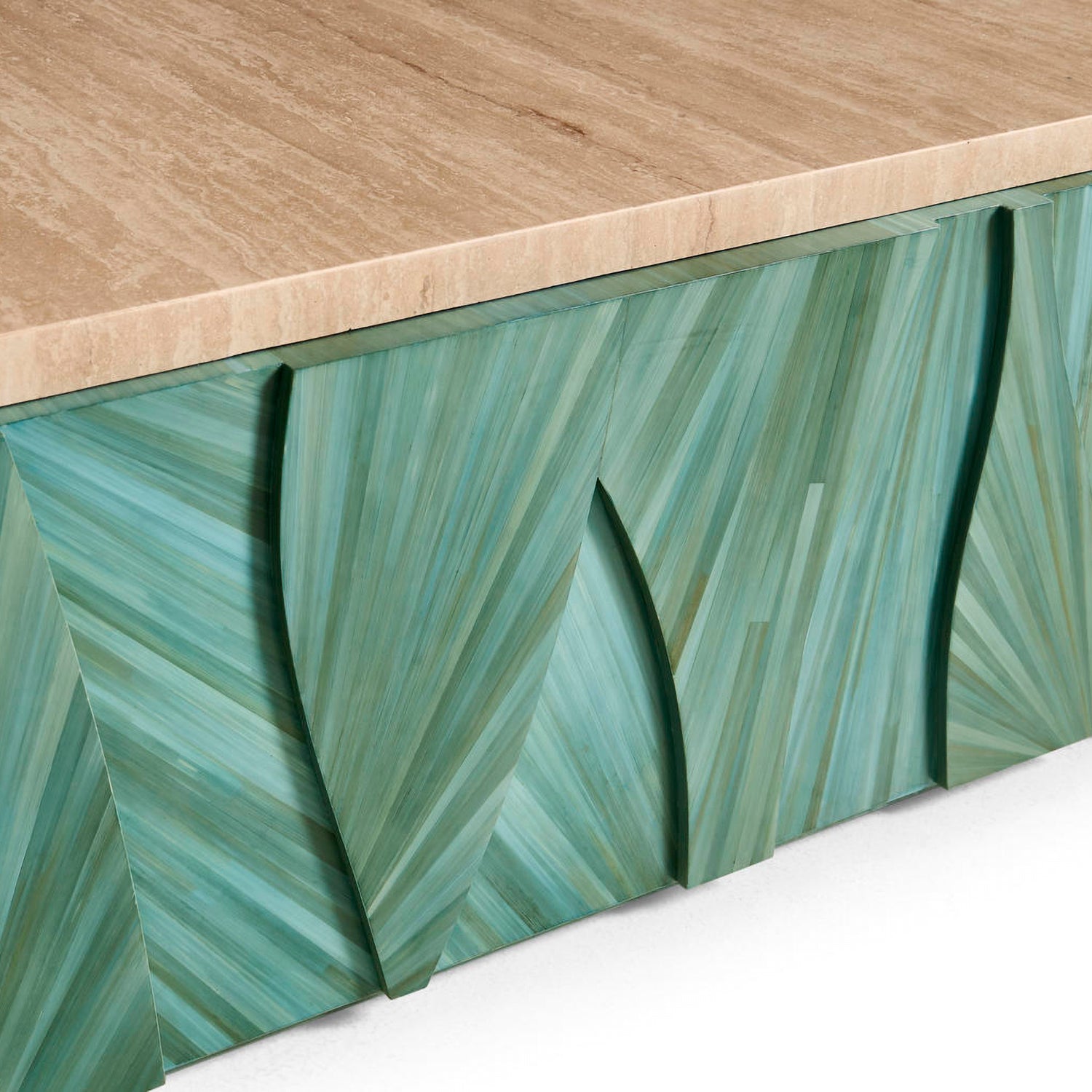 Jonathan Charles Seaglass Coffee Table