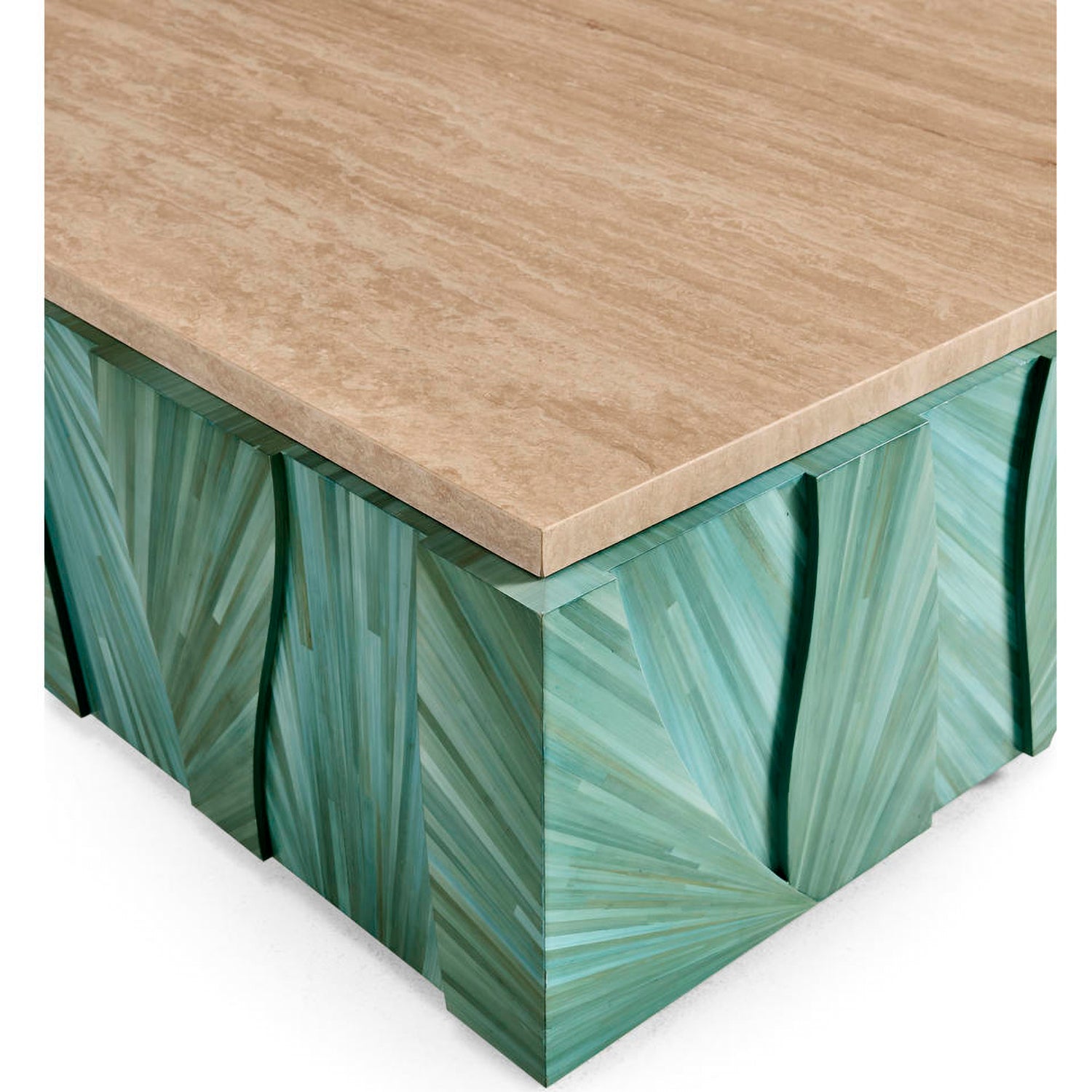 Jonathan Charles Seaglass Coffee Table