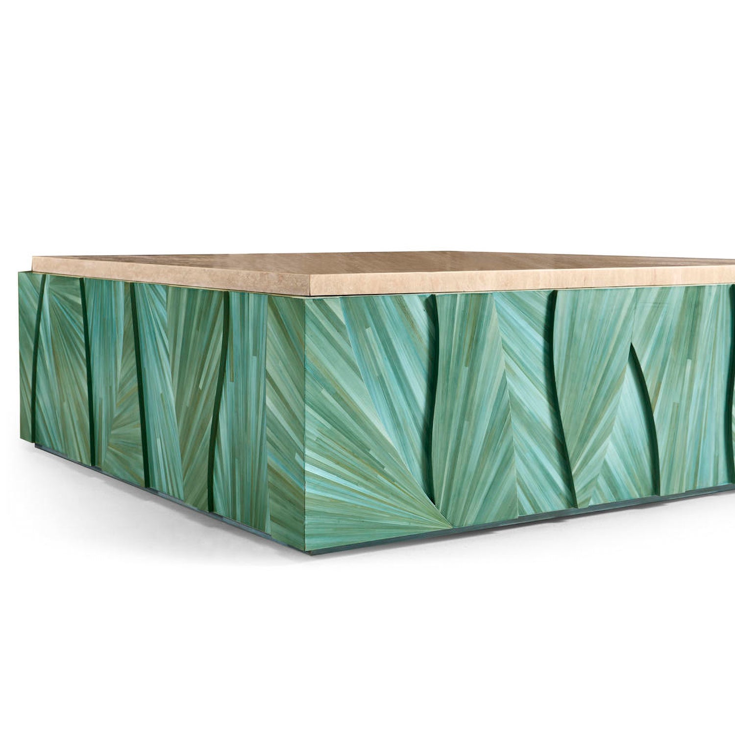 Jonathan Charles Seaglass Coffee Table