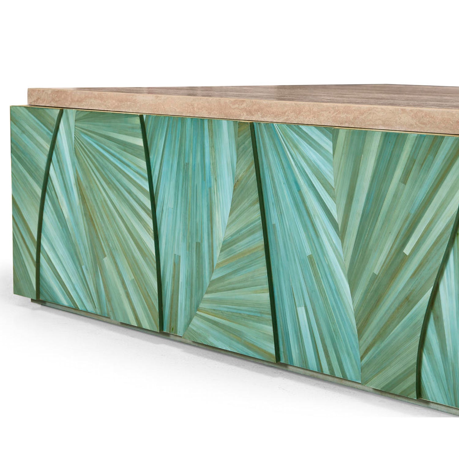 Jonathan Charles Seaglass Coffee Table