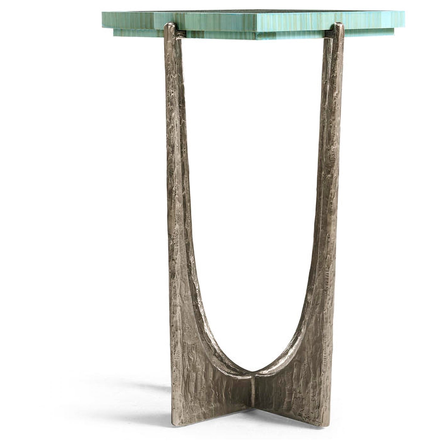 Jonathan Charles Seaglass Martini Table