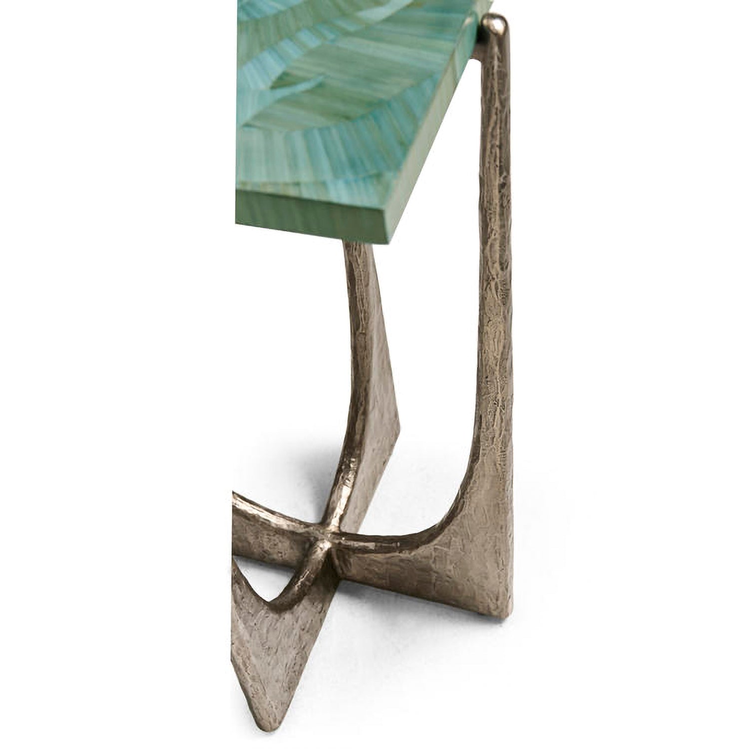 Jonathan Charles Seaglass Martini Table