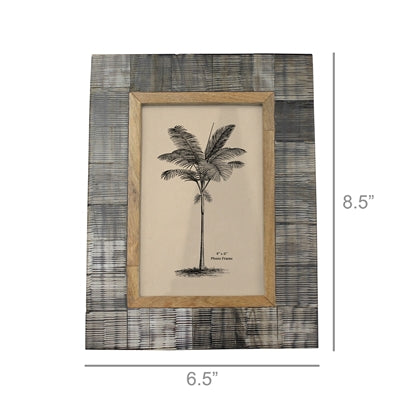 Chiseled Horn Photo Frame