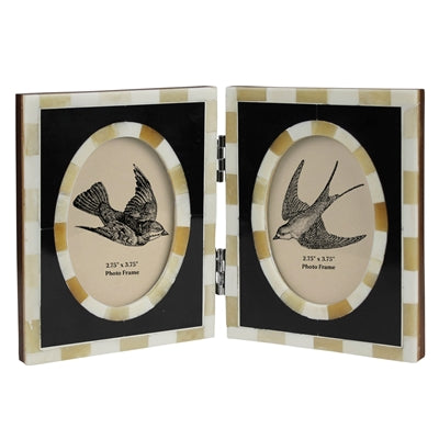 Hone and Bone Double Frame