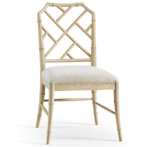 Jonathan Charles Timeless Saros Chippendale Bamboo Side Chair