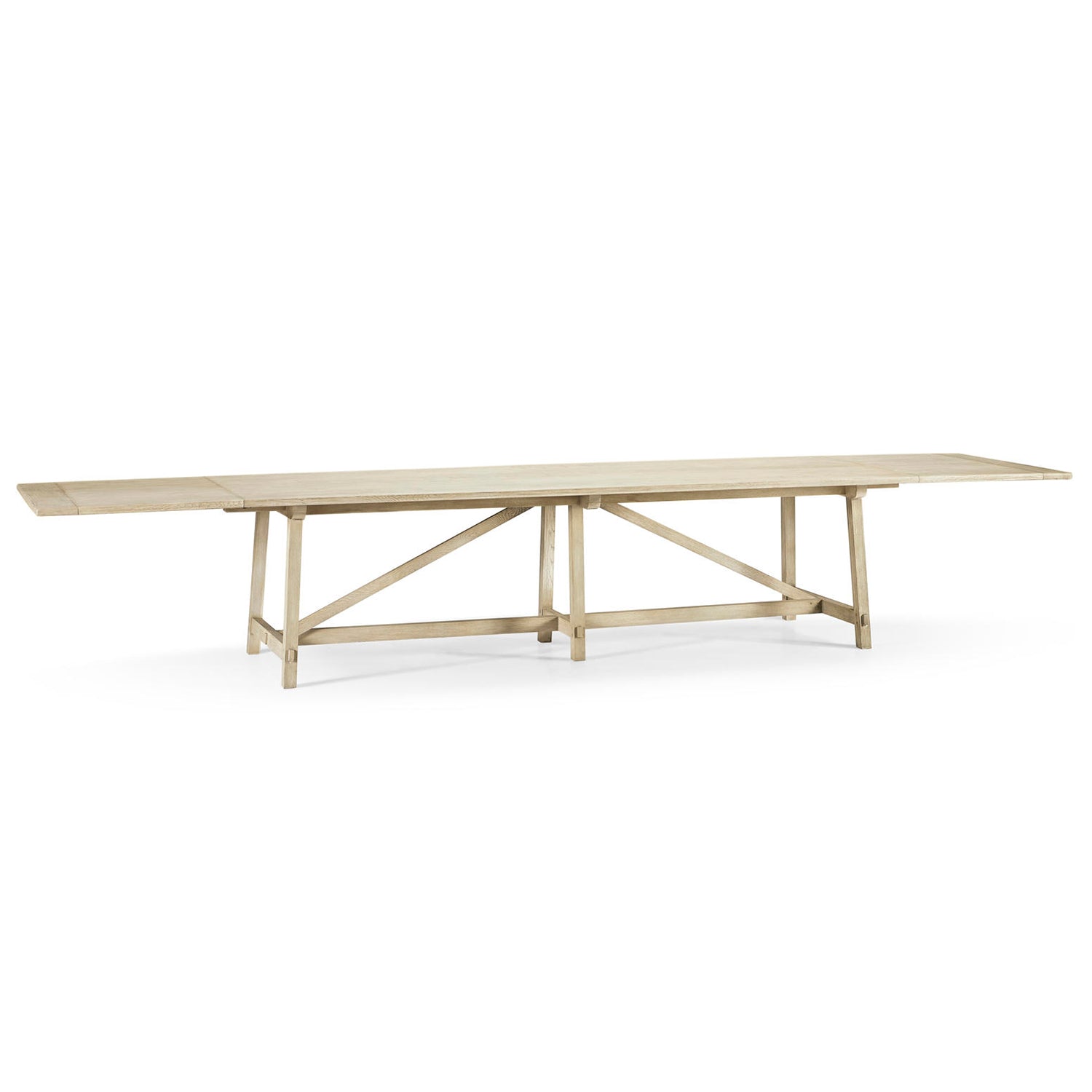 Jonathan Charles Timeless Sidereal French Laundry Stripped Oak Dining Table