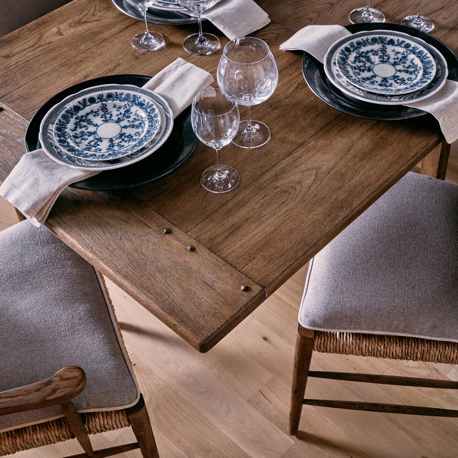 Jonathan Charles Timeless Sidereal French Laundry Dining Table