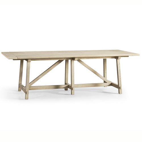 Jonathan Charles Timeless Sidereal French Laundry Stripped Oak Dining Table