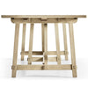 Jonathan Charles Timeless Sidereal French Laundry Stripped Oak Dining Table