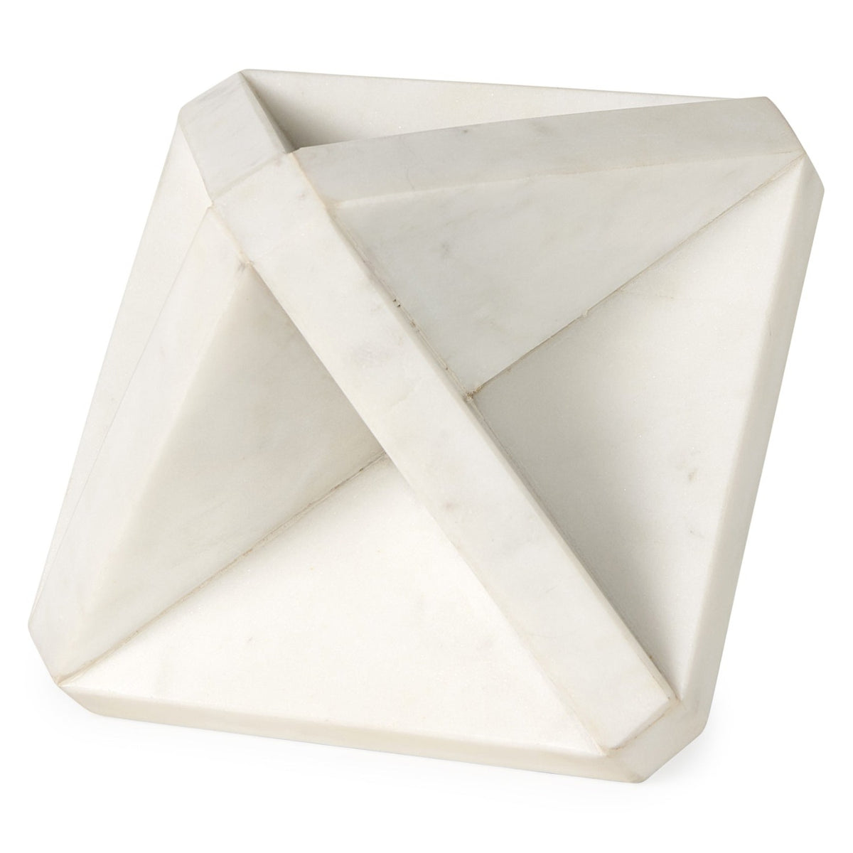 Mercana Sophia White Marble Decor Stand, primary product view