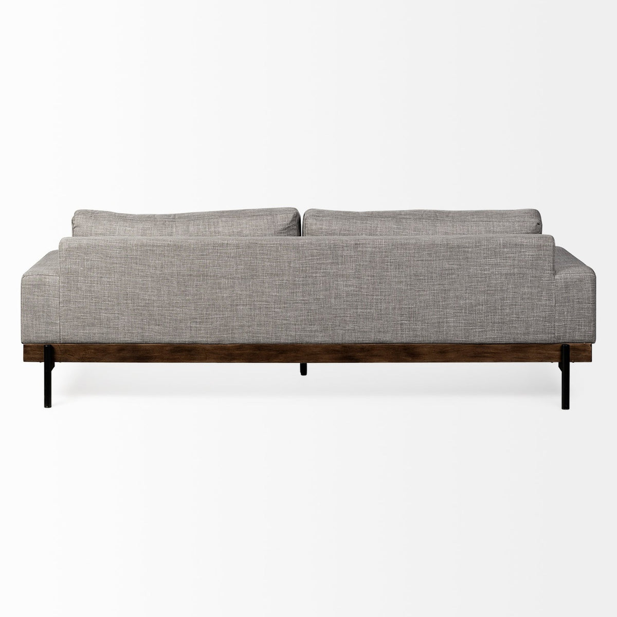 Mercana Colburne II 95" Gray Upholstered Three Seater Sofa