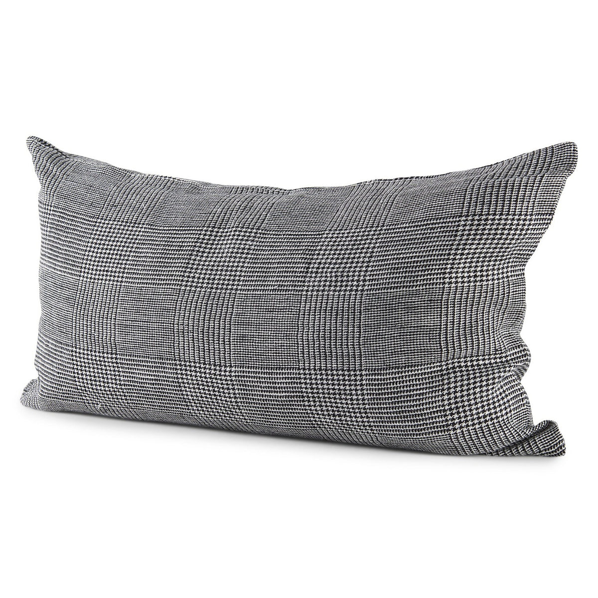 Mercana Ramone White and Black Pillow Cover in Gray, primary product view
