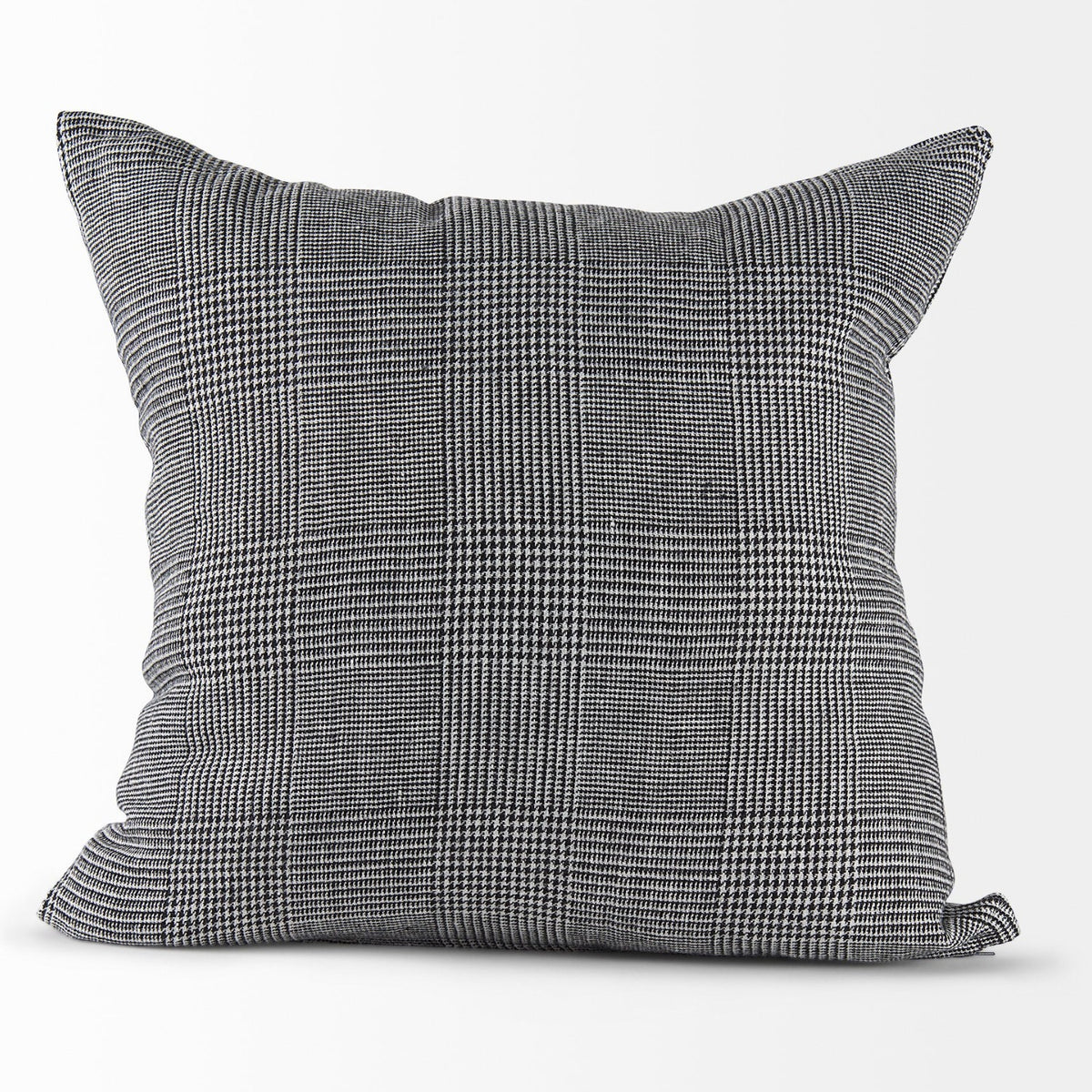 Mercana Ramone Black and White Fabric Pillow Cover