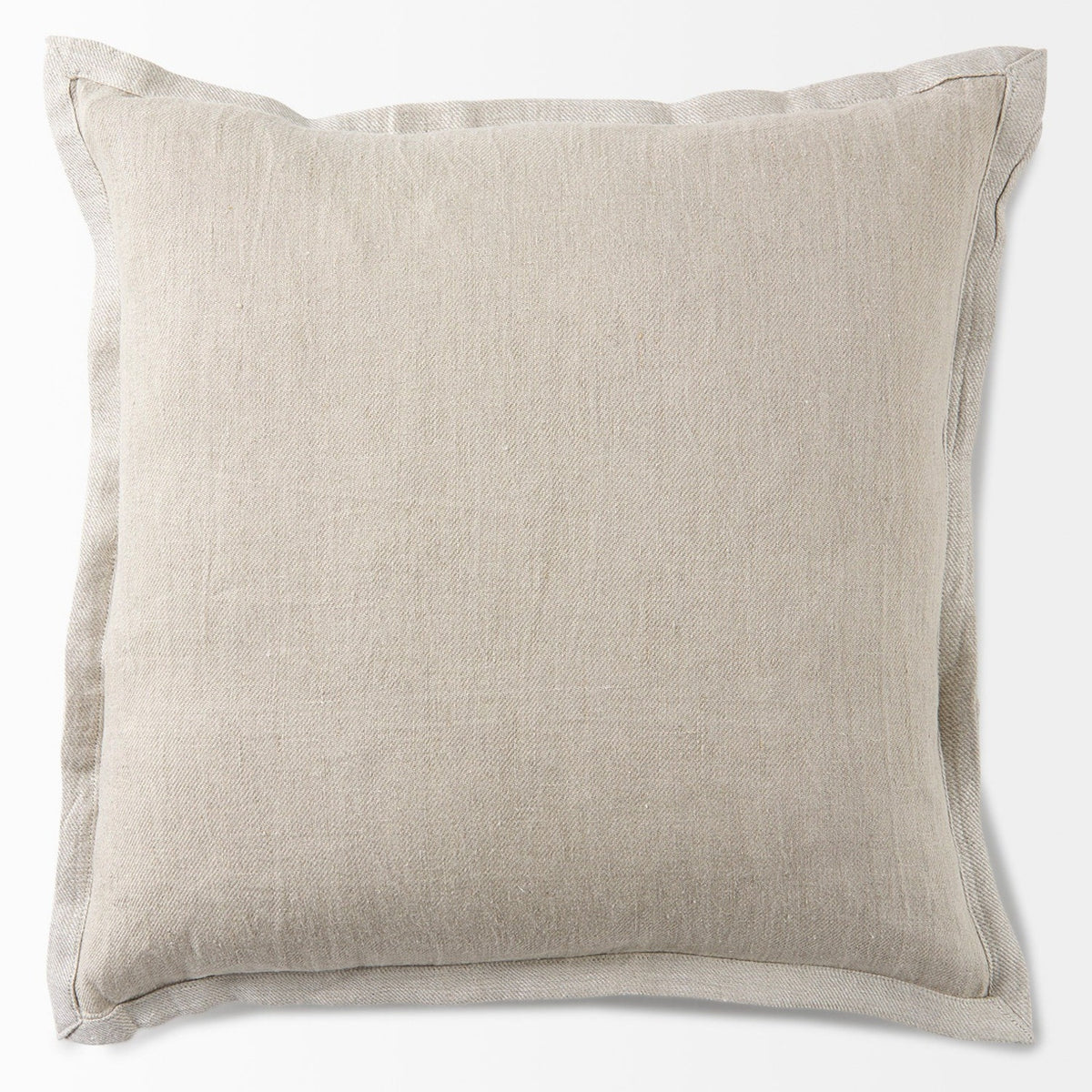 Mercana Mae Beige Fabric Pillow Cover