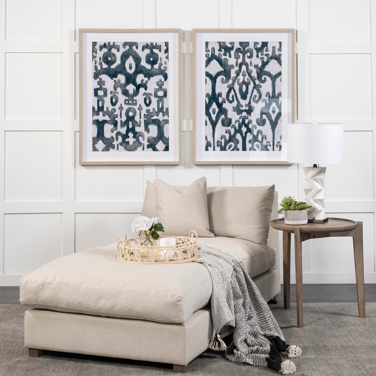 Mercana Valence 3 Piece Beige Modular Sofa Set