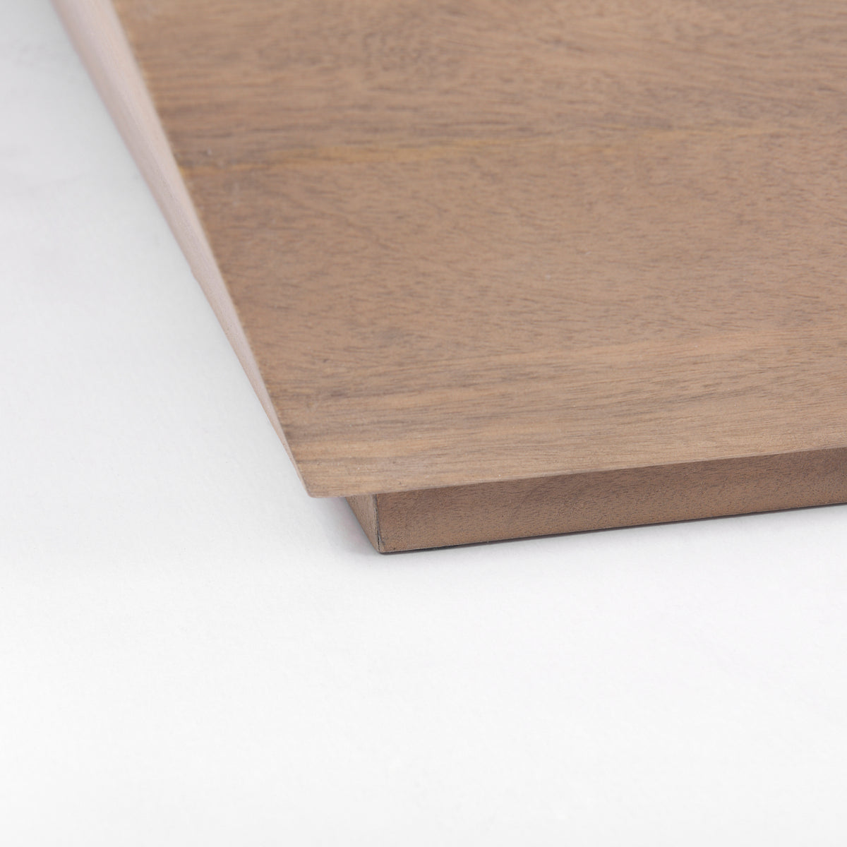 Mercana Wyatt 41.0L x 41.0W x 16.0H Brown Wood Angular Coffee Table