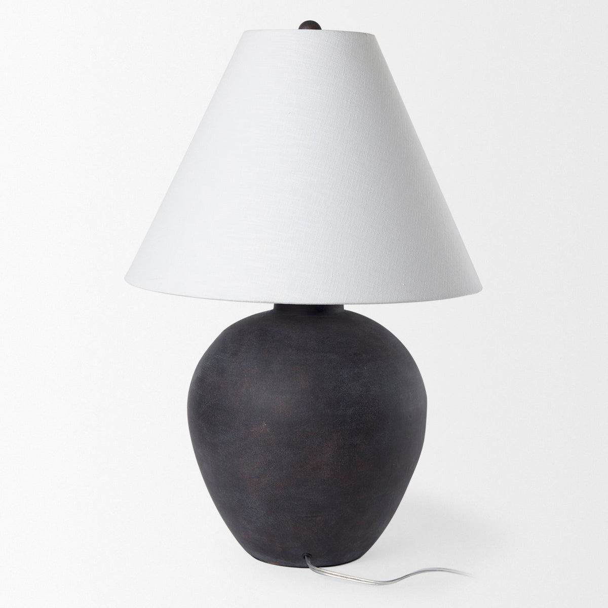 Mercana Marvin Black Ceramic Table Lamp