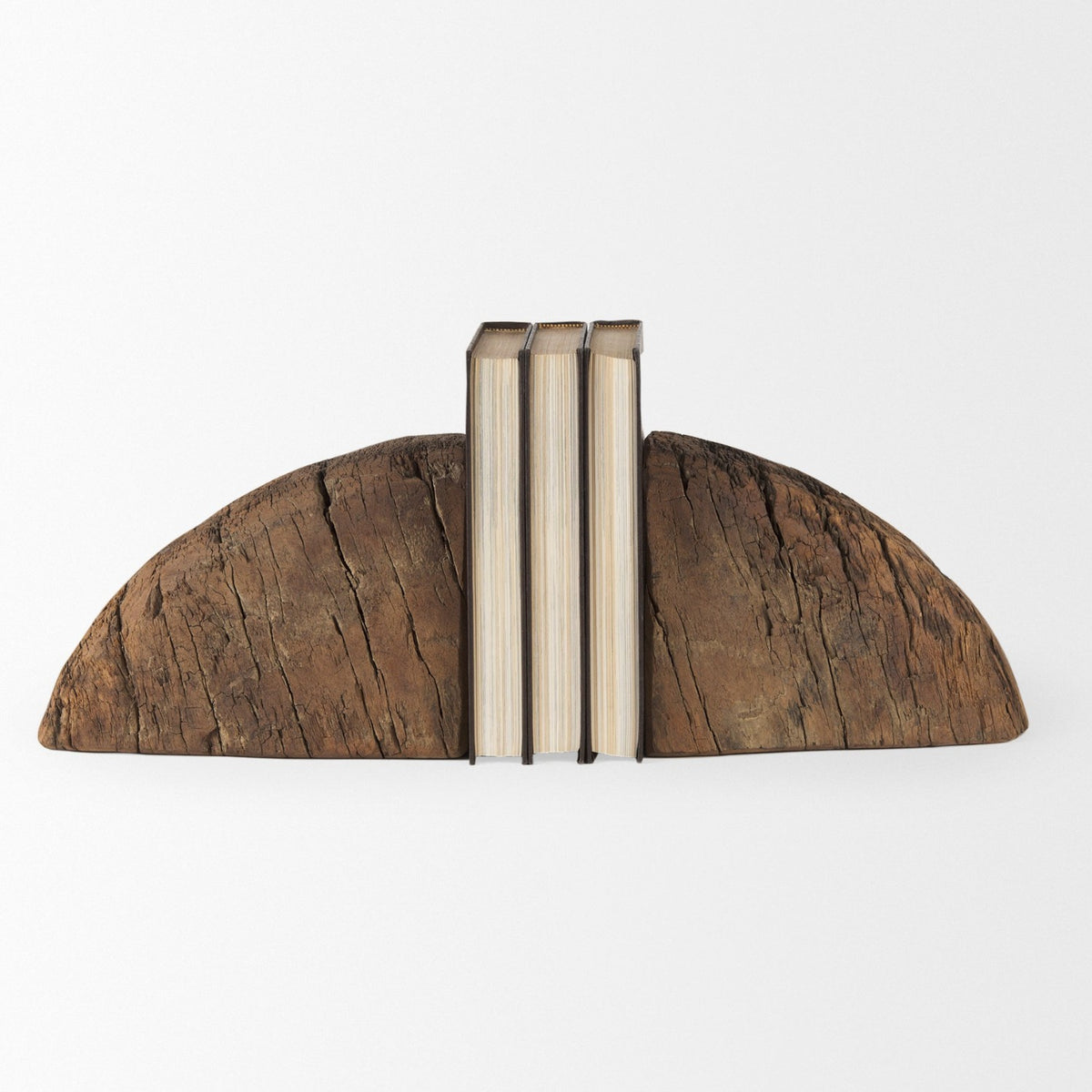 Mercana Incana Handmade Reclaimed Wooden Bookends