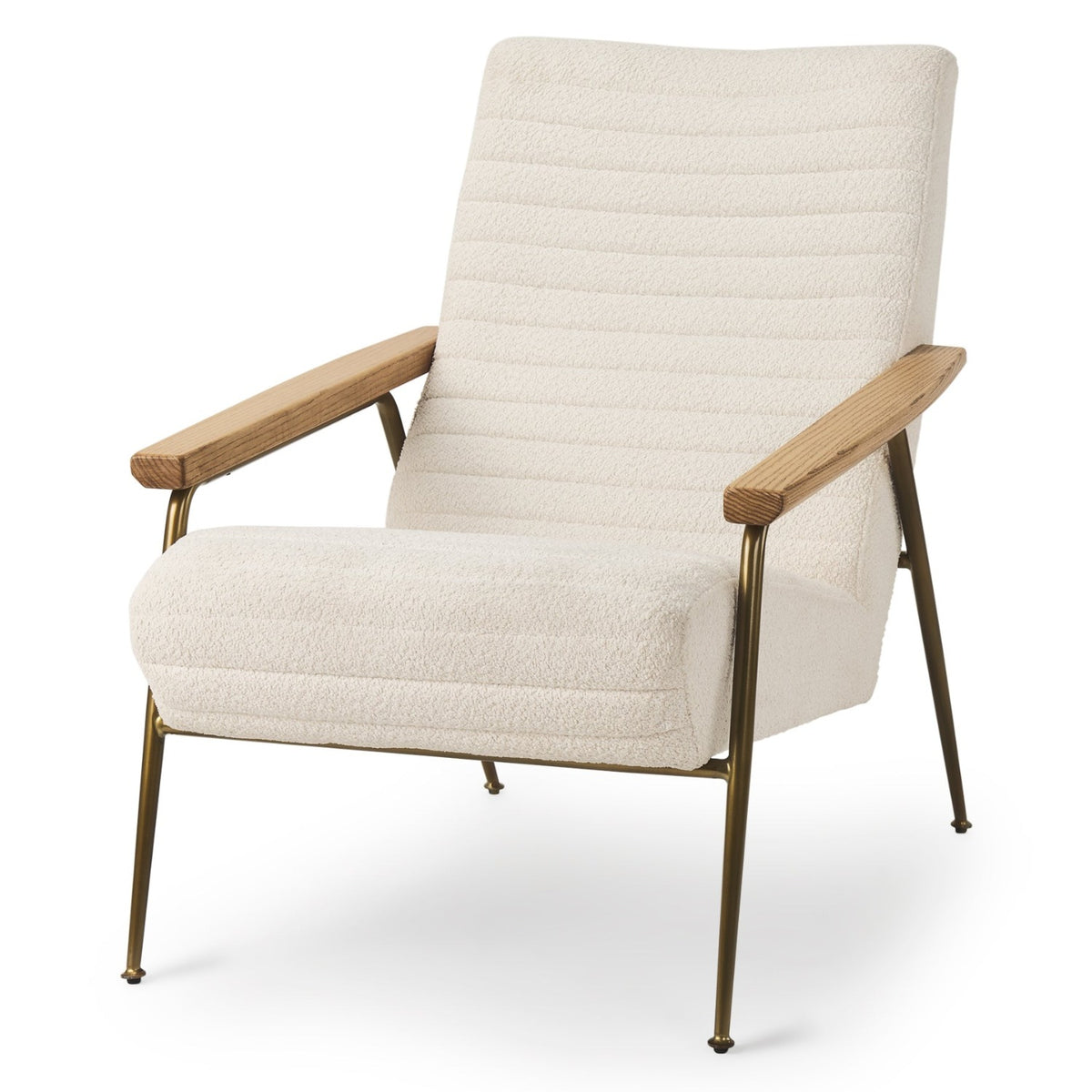 Mercana Grosjean Cream Boucle Accent Chair, primary product view