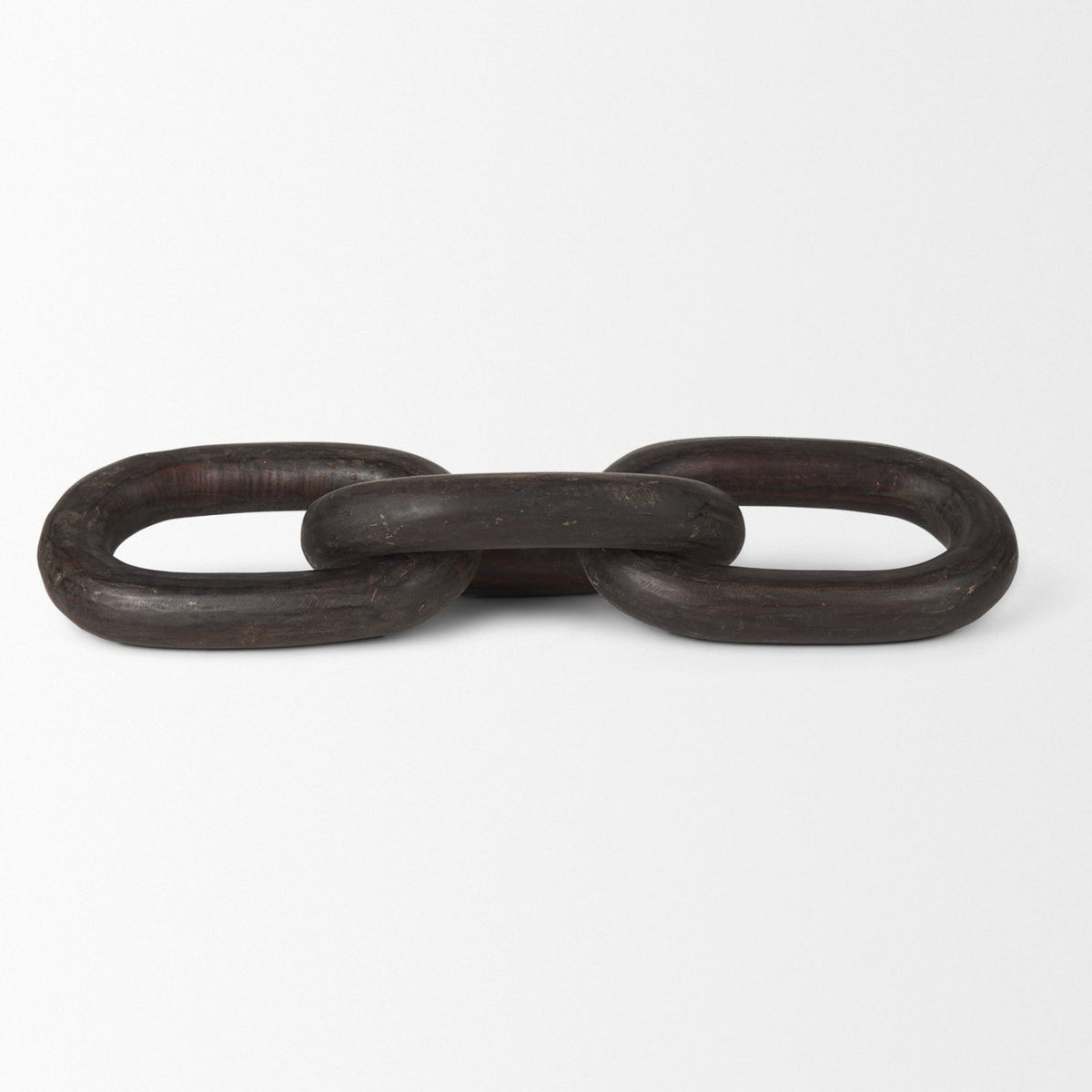 Mercana Tayla Large Black-Brown Wood Chain Link