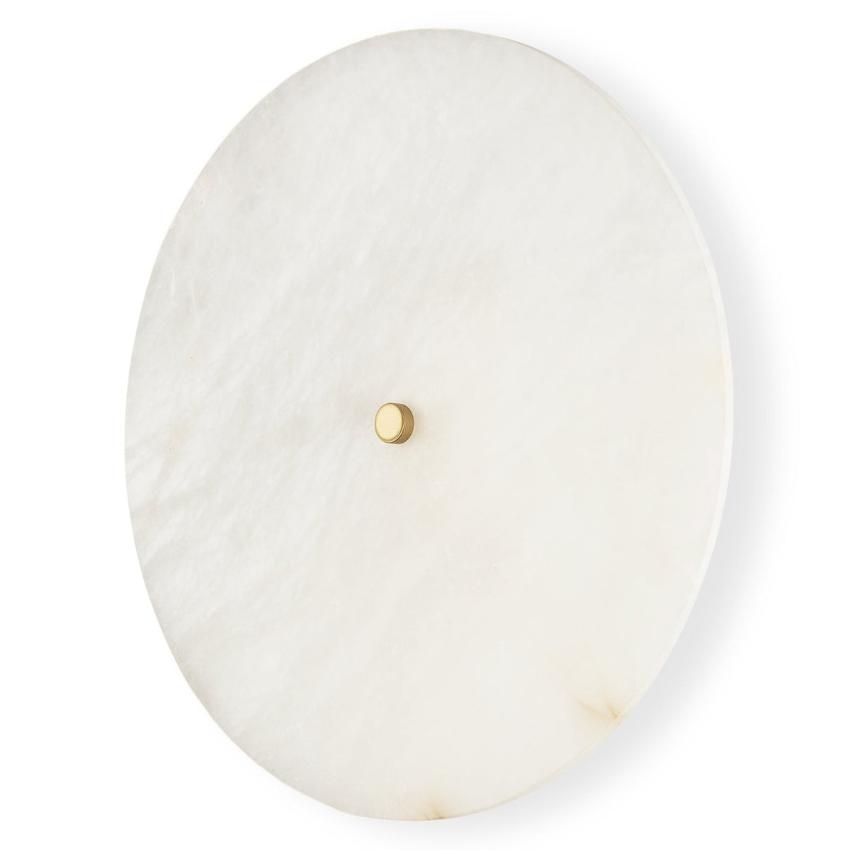 Mercana Dolly Brushed Gold Metal w/Alabaster Shade 4-Light Wall Sconce, primary product view