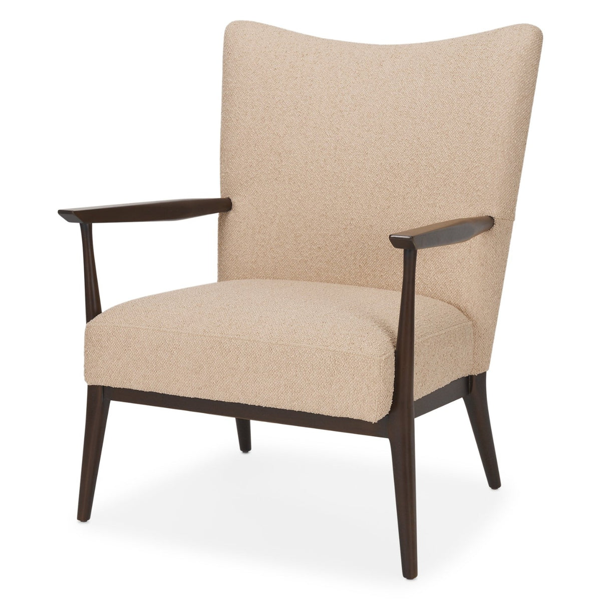 Mercana Argent Beige Boucle Accent Chair, primary product view