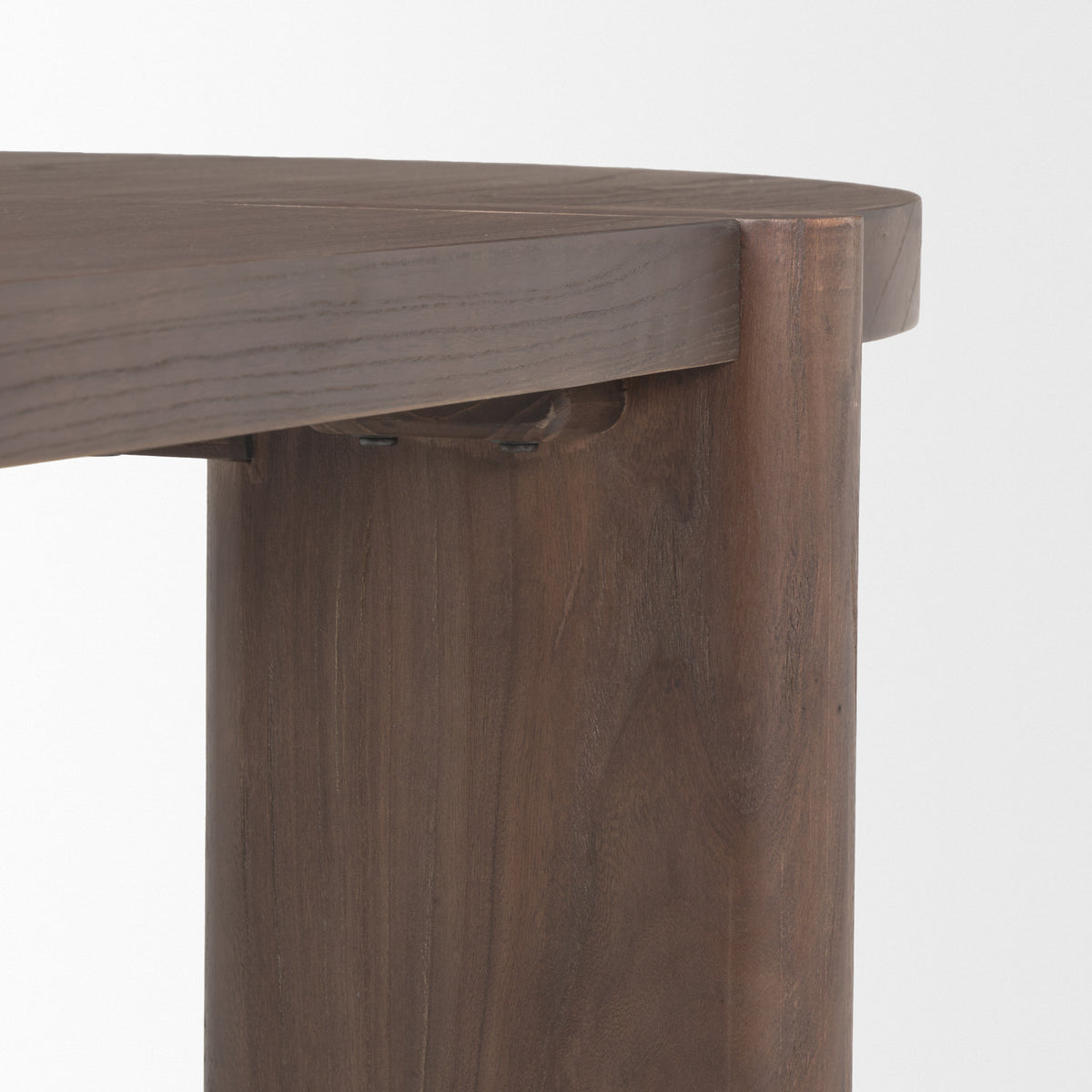 Mercana Sohan 91"L x 38"W Oval Dining Table | Dark Brown Wood | Seats 8