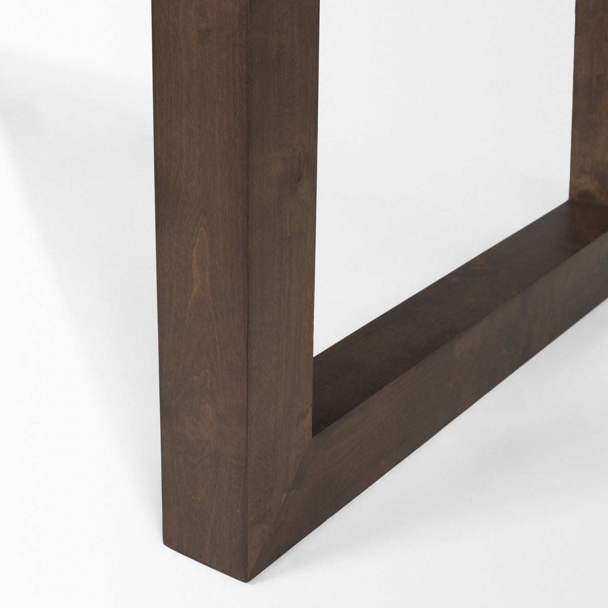 Mercana Takota 106.3"L x 39.3"W Rectangular Extendable Dining Table | Modern | Dark Brown Wood | Seats 8