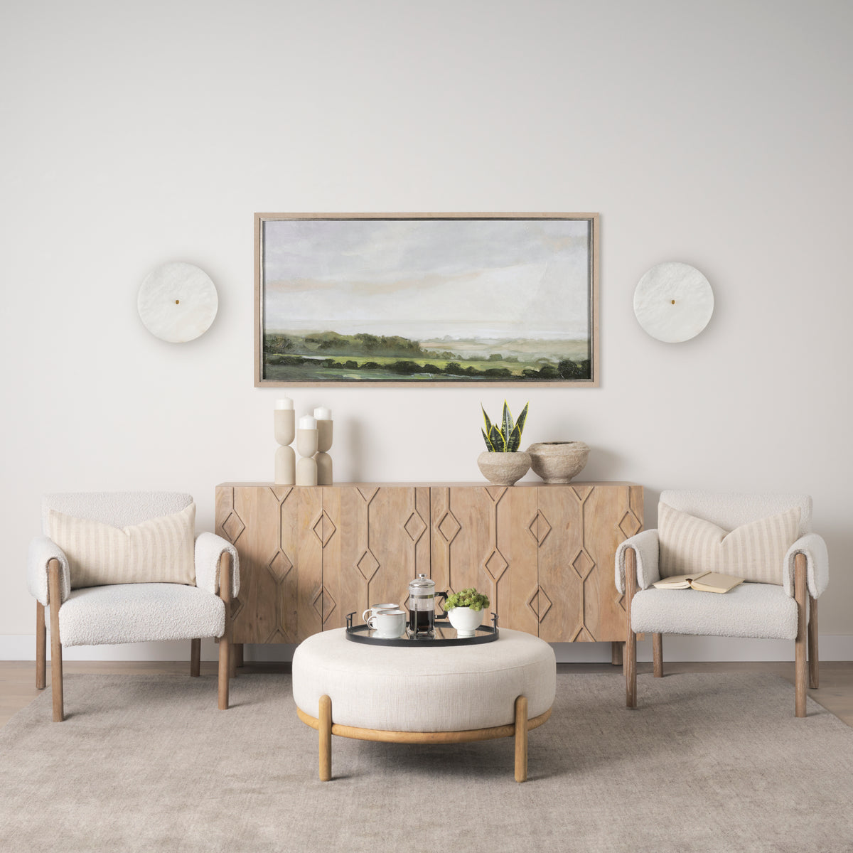Mercana Dolly Brushed Gold Metal w/ Alabaster Shade 4-Light Wall Sconce