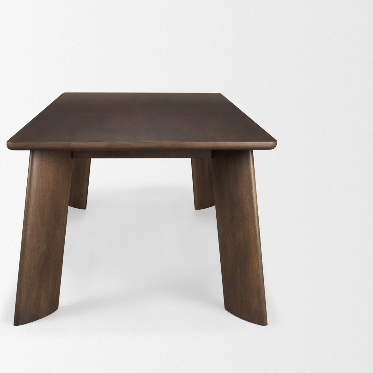 Mercana Jonan 94"L x 42"W Rectangular Dining Table | Dark Brown Wood | Seats 8