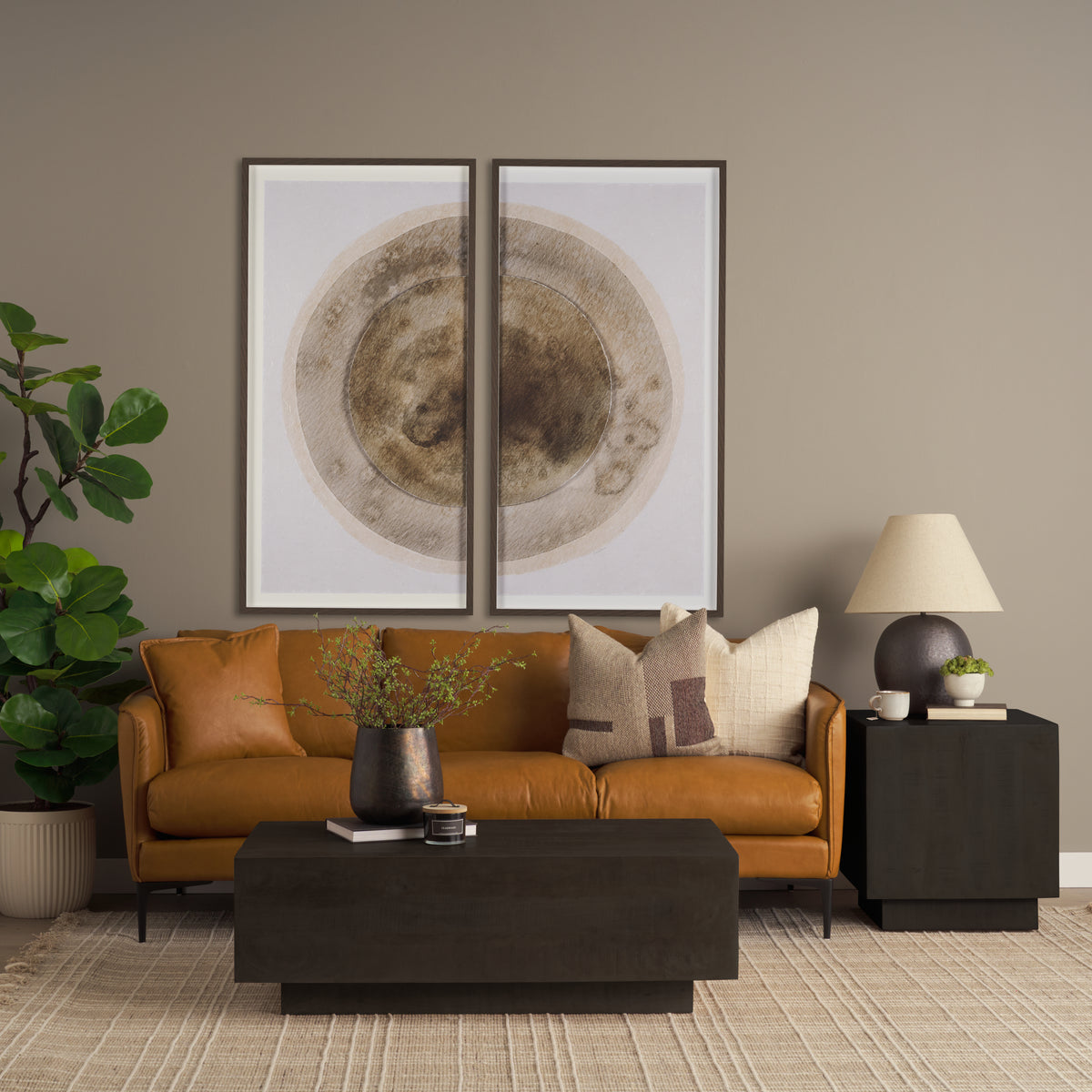 Mercana Hayden Dark Brown Wood Rectangular Coffee Table