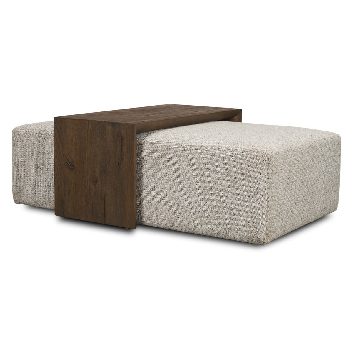 Mercana Trayden Gray w/Brown Slider Top Coffee Table in Dark Brown, primary product view