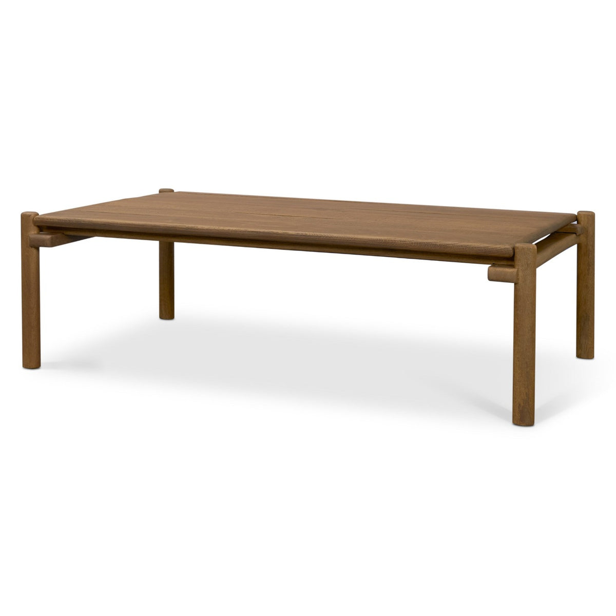 Mercana Riven Oak Wood Rectangular Coffee Table