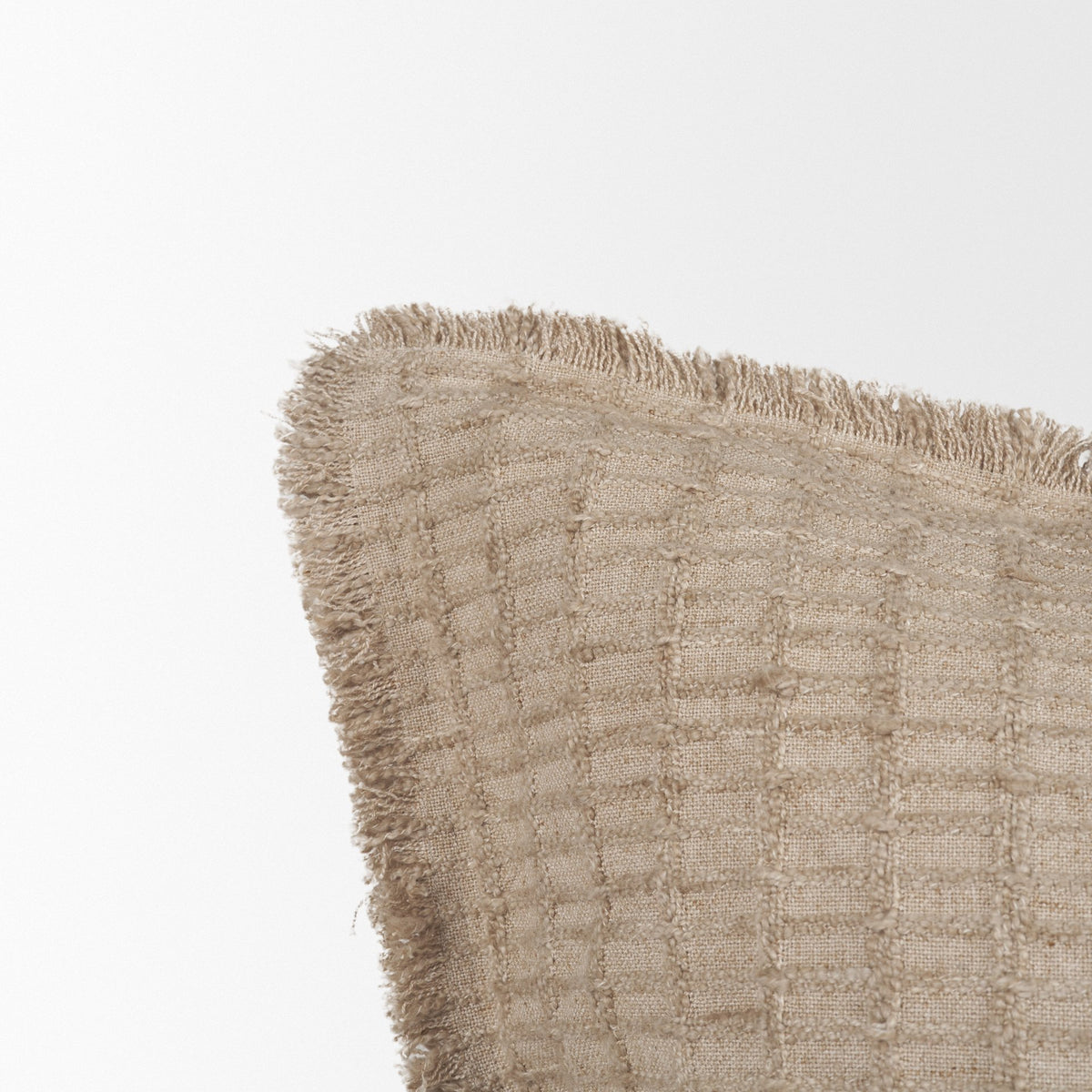 Mercana Thatch Square Sand Decorative Pillow Cover