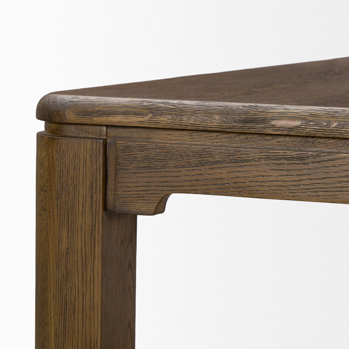 Mercana Kendrix 84" to 104" Rectangular Extendable Dining Table | Dark Brown Wood | Seats 10
