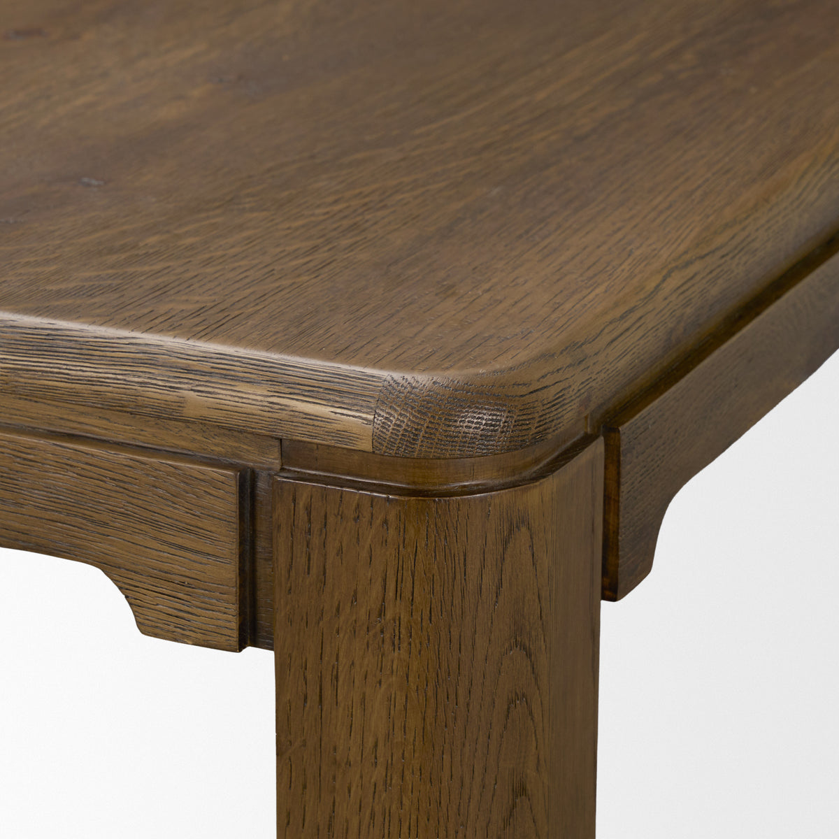 Mercana Kendrix 84" to 104" Rectangular Extendable Dining Table | Dark Brown Wood | Seats 10