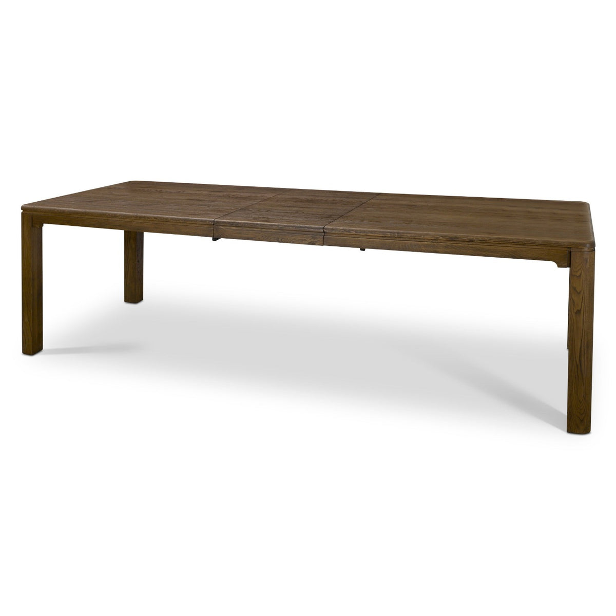 Mercana Kendrix Dark Brown Wood to Rectangular Extendable Dining Table, primary product view