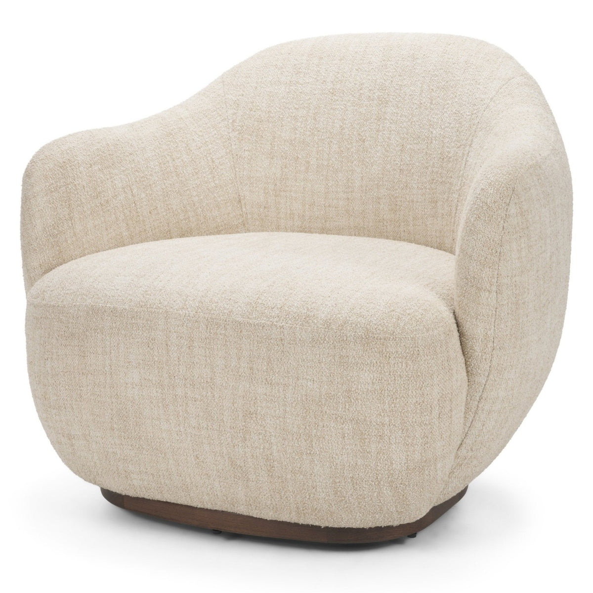 Mercana Hudson Oatmeal Upholstered Chair in Beige, primary product view