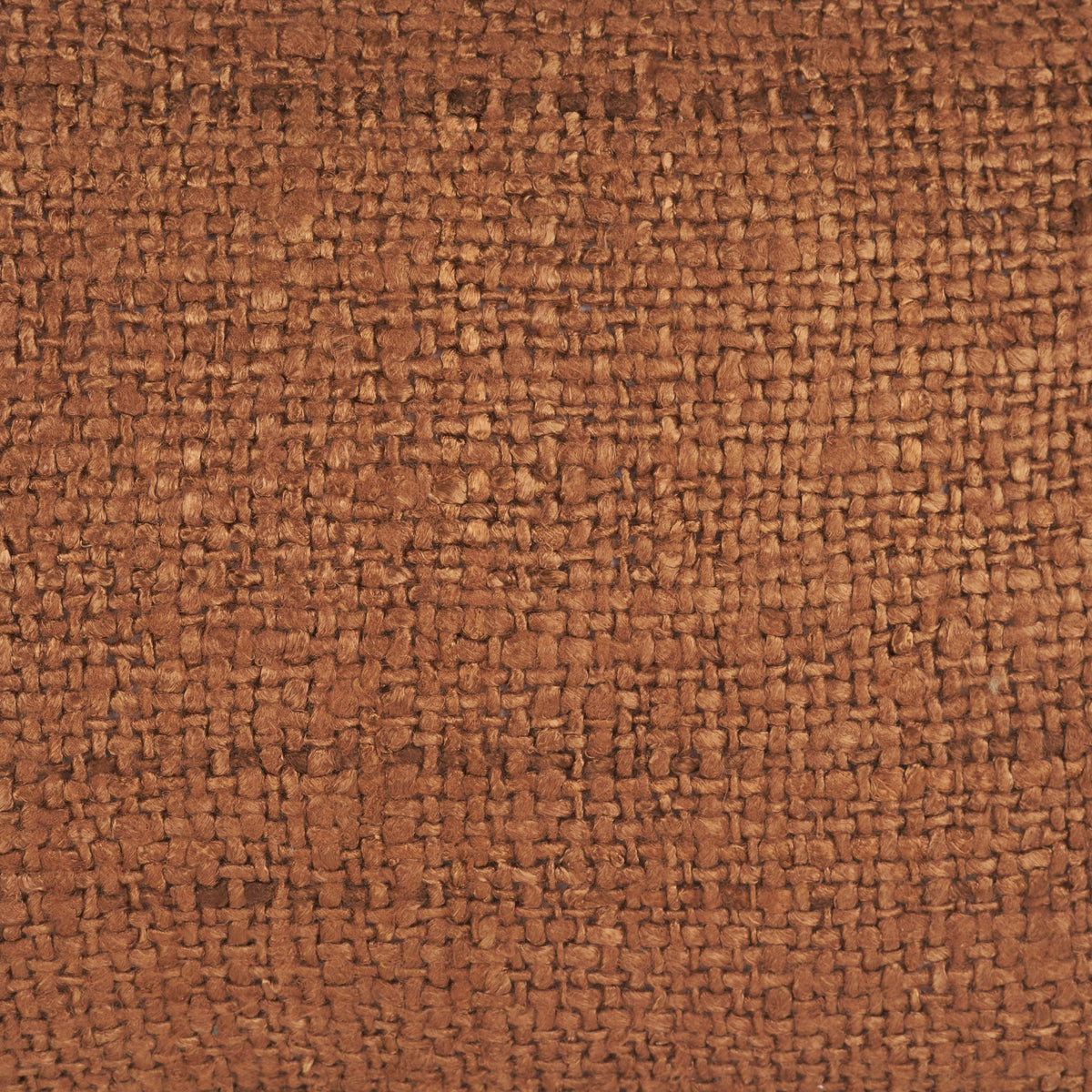 Mercana Lowen Lumbar Copper Rust Woven Pillow Cover w/Down Filler