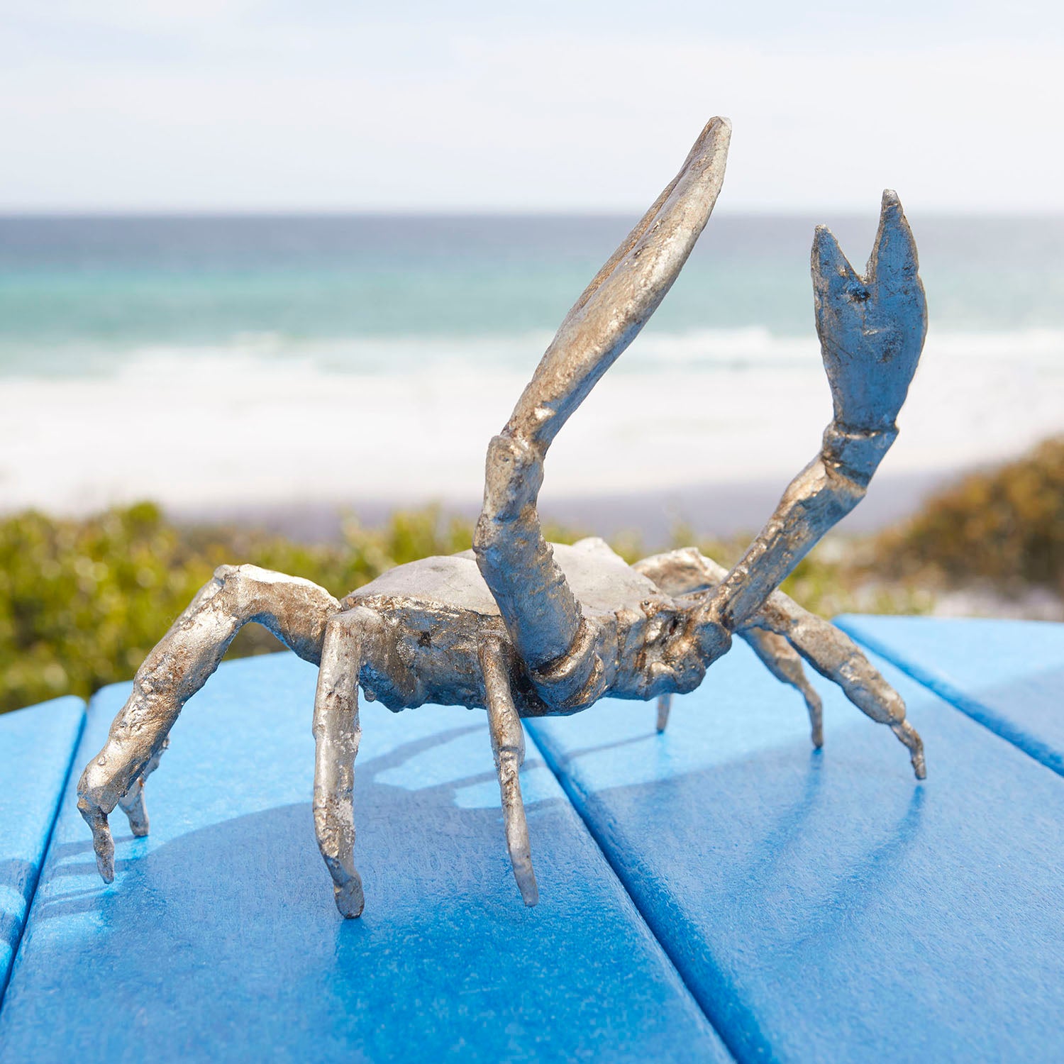 Cyan Design Crab Sculpture