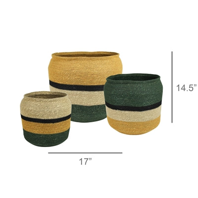 Medina Tall Basket Set of 3