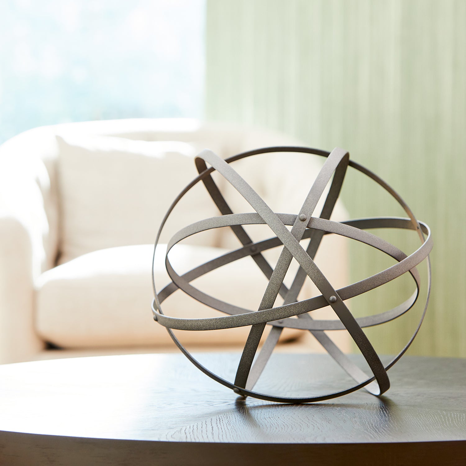 Cyan Design Sphere Sculpture