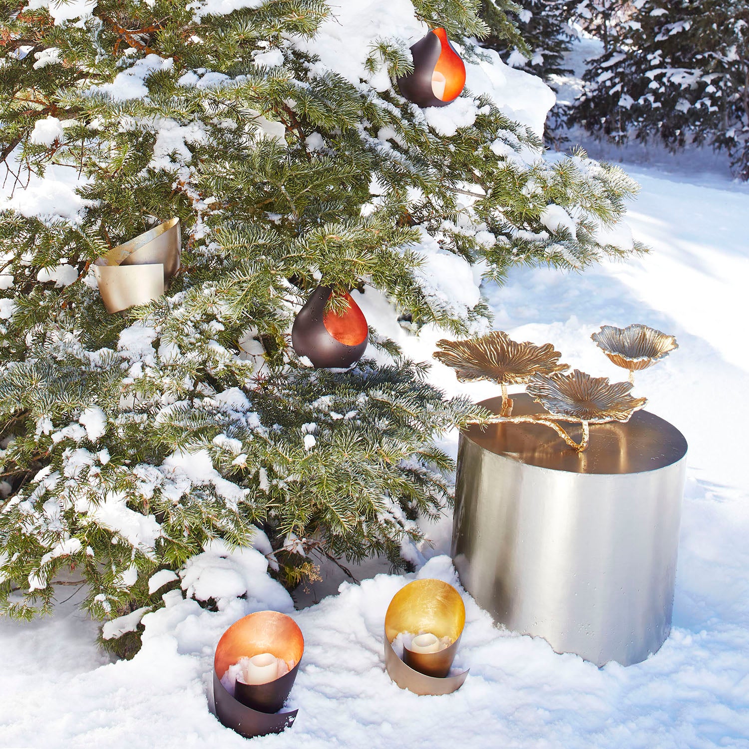 Cyan Design Mars Copper Candleholder