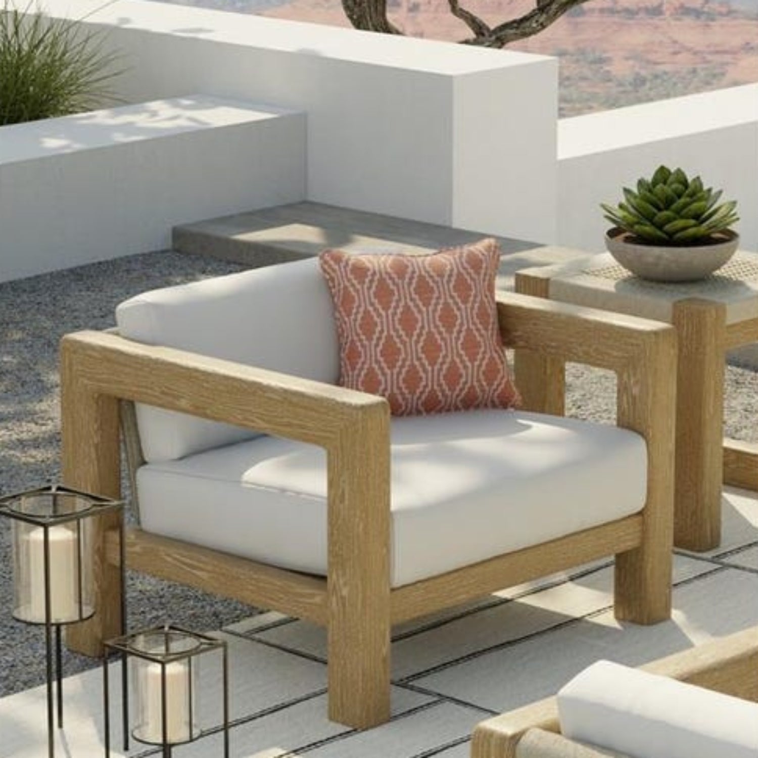 Sunset West Sedona Canvas Outdoor Club Chair
