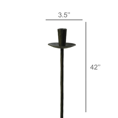 Garden Stake Taper Candle Holder Set of 2