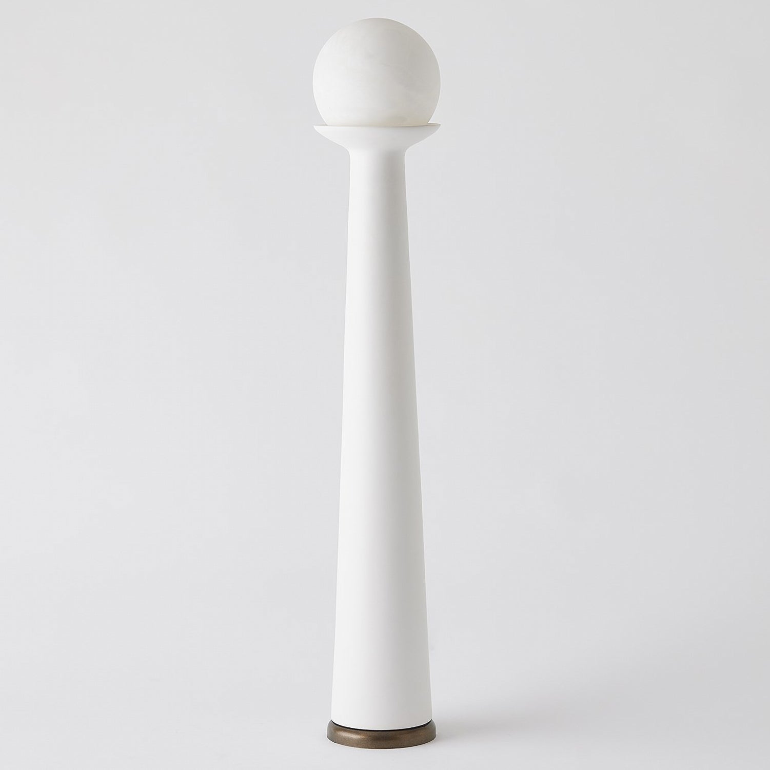 Global Views Alabaster Bulb Tower Lamp