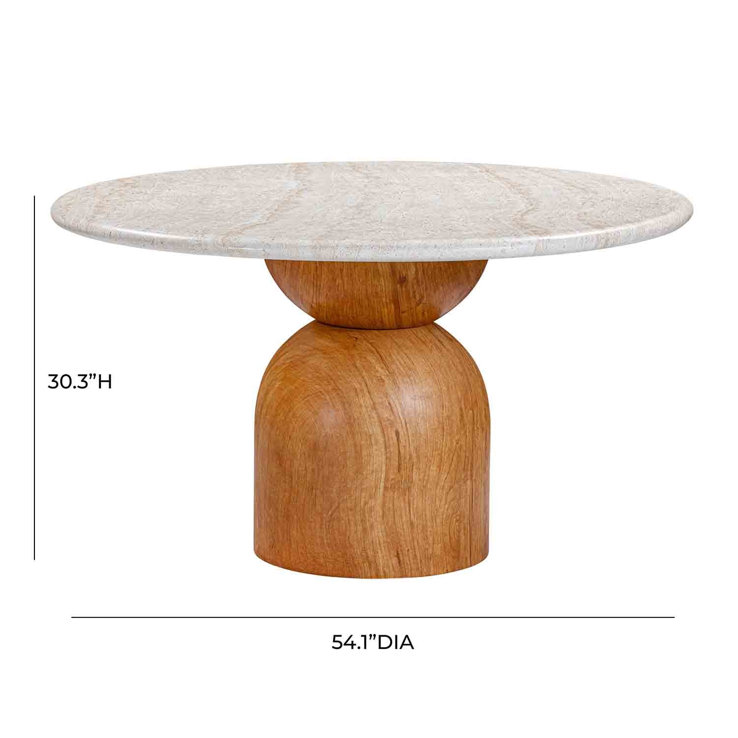 TOV Furniture Cynthia Indoor/Outdoor Round Dining Table